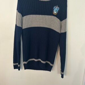 Harry Potter Navy and Gray Crewneck Sweater. Ravenclaw